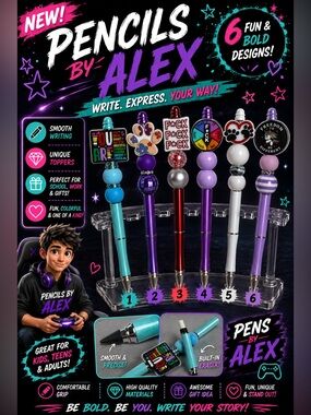 Pens By Alex - Pencils - Choose 1